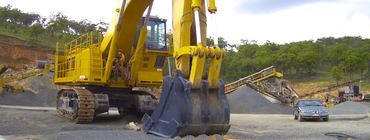 Quarry works at Braeside